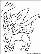 Coloring Pokemon Pages Eevee Evolutions Comments sketch template
