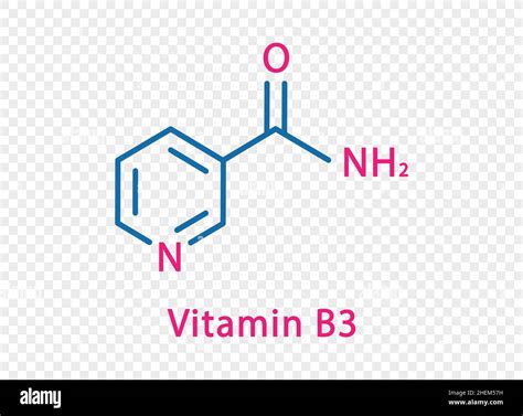 vitamin  chemical formula vitamin  structural chemical formula isolated  transparent