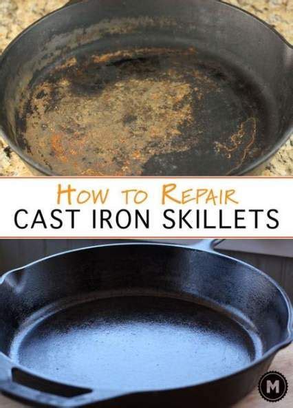 clean cast iron skillet   cooking ideas cast iron