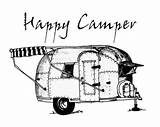 Airstream Campers sketch template