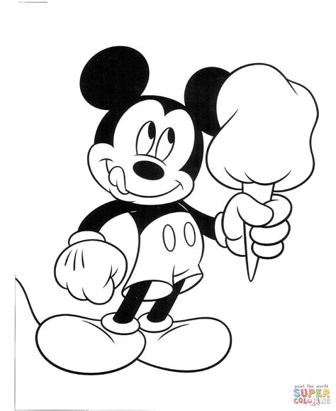 mickey mouse coloring pages    clipartmag