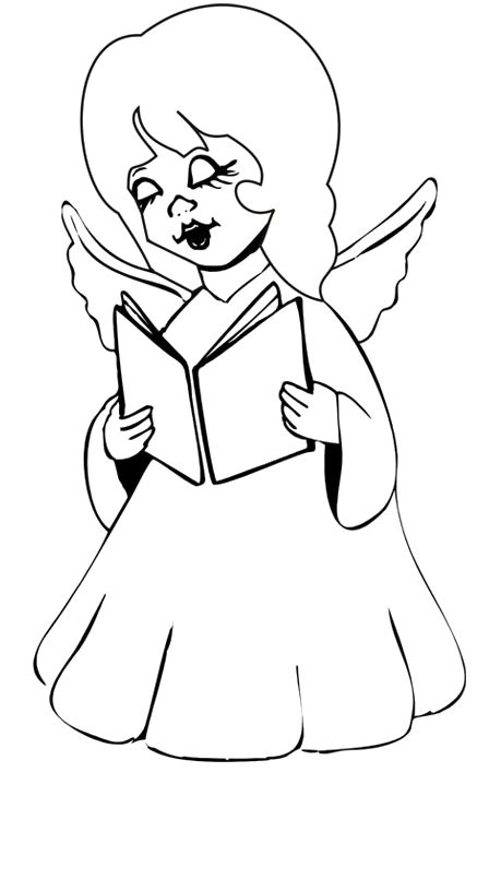 printable angel christmas coloring pages christmas coloring pages