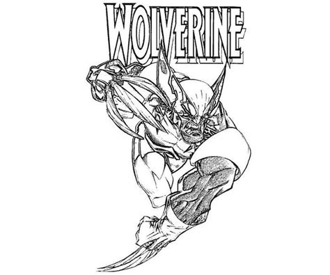 wolverine coloring pages  print cartoon coloring pages superman