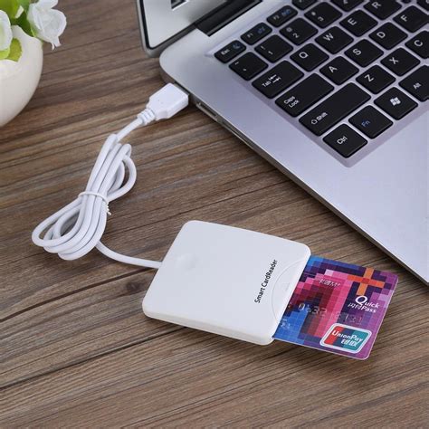ymiko white portable usb full speed smart chip reader ic mobile bank