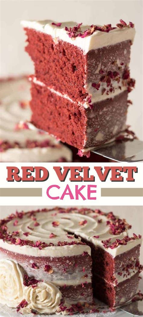 this red velvet cake recipe is a tall dramatic 2 tiered