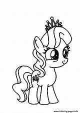Pony Coloring Little Tiara Diamond Pages Scootaloo Printable Albert Einstein Color Print Unicorn Online Colouring Getcolorings Kids sketch template