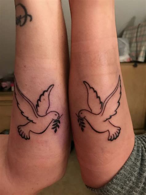 Tattoo Matching Dove Sister Infinity Tattoo
