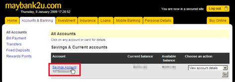 make your payment via maybank2u 3rd party transfer