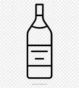 Liquor Bottle sketch template