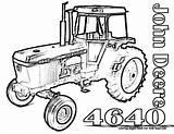 Deere Tractor John Coloring Pages Colouring Color Print Kids Tractors Deer Printable Old Sheets Books Drawing Massey Ferguson Number Book sketch template