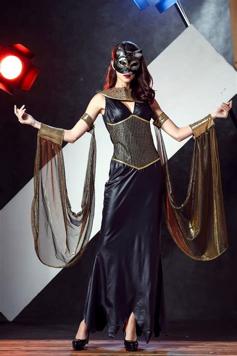 Women Egyptian Cleopatra Costume Sexy Greek Goddess Leather Costumes