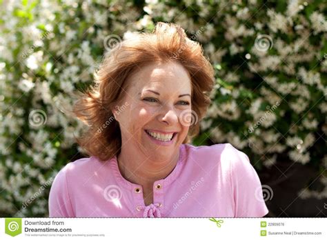 portrait of pretty but aging 50 year old woman royalty free stock image image 22809076