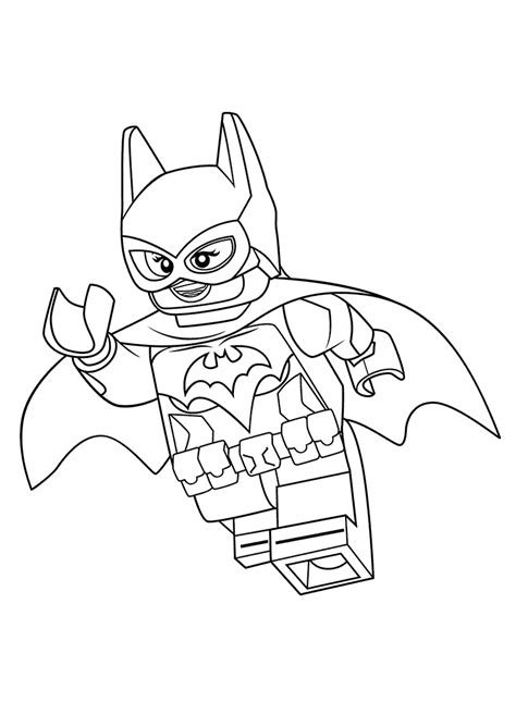 batman lego coloring page