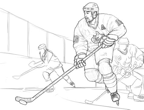 hockey coloring pages coloring home