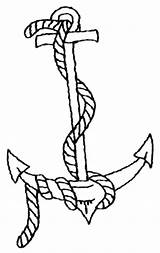 Anchor Navy Drawing Coloring Getdrawings sketch template