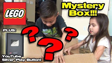 Lego Mystery Box Opening Youtube Silver Play Button