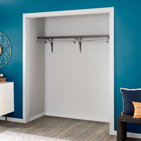 Closetmaid Premium Wood Solid Closet Wall Organizer Shelf With Kit