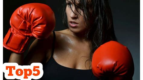 the ultimate top 5 beautiful female hot💋 boxers 2017 youtube