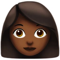 woman medium dark skin tone emoji uf uffe