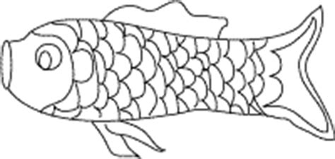 fancy koi fish coloring page