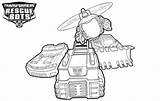 Rescue Bots Coloring Pages Transformers Vehicles Printable Kids Color Print sketch template