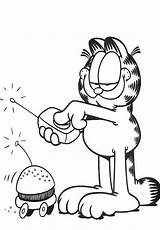 Garfield Shaped Getdrawings sketch template