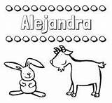 Alejandra Alejandro sketch template