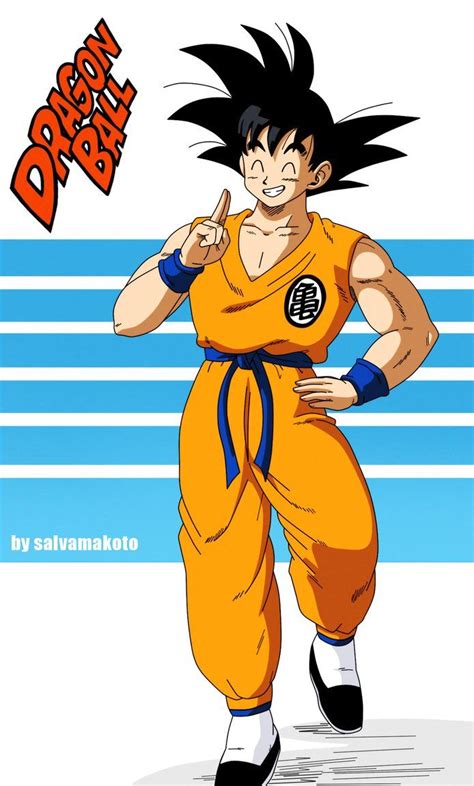 Teen Goku Db By Salvamakoto Personajes De Dragon Ball