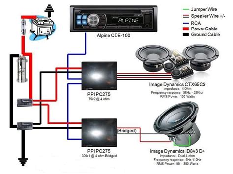 pioneer car amplifier wiring diagram