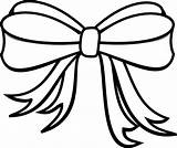 Bow Clipart Ribbon Present Clip Tie Drawing Gift Christmas Hair Vector Cute Line Cliparts Clipartix Collection Ornate Decoration Transparent Cartoon sketch template