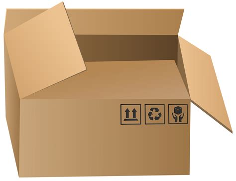 open packaging box png clip art  web clipart