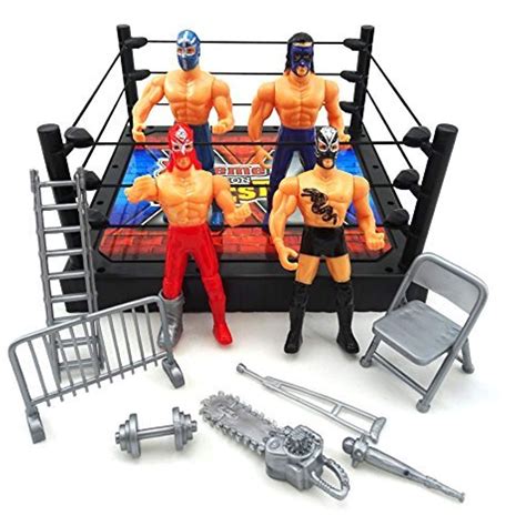 lilpals extreme wrestling toy set includes  square  wrestling