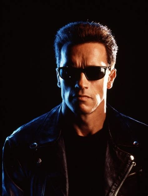 Arnold Schwarzenegger As The Terminator T 800 In The