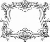 Frame Decorative French Vintage Clip Fancy Frames Ornate Graphics Fairy Clipart Fabulous Book Borders Thegraphicsfairy Graphic Old Pattern Luz Mundo sketch template