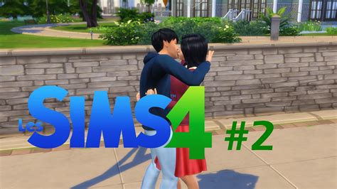 Les Sims 4 Le Debut De La Relation Amoureuse 2 Youtube