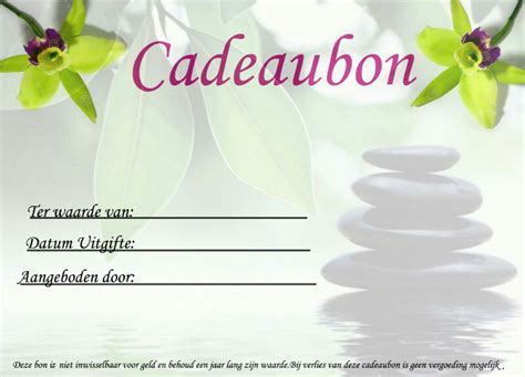 cadeaubon maken