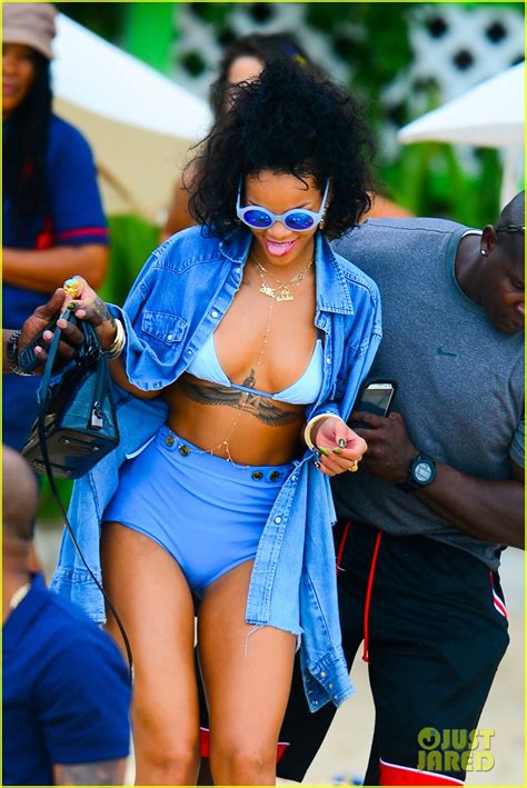 Rihanna Bikini Beach Babe For Barbados Christmas Photo 3017960