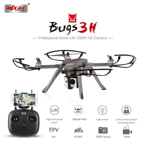 buy mjx bugs bh rc drone  pk wifi fpv camera auto stabilized