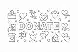 Donate Donation sketch template