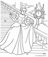 Coloring Disney Cinderella Pages Printable Color Kids Colouring Princess Sheet Sheets Print Kid Clipart Book Story Library Popular Games Gif sketch template