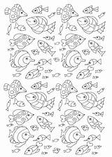 Poissons Pesci Coloriages Fishes Fische Adulti Erwachsene Malbuch Fur Petits Mondes Nombreux Aquatiques Inspirant Justcolor Carp Complex Nggallery sketch template