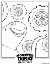Coloring Monster Pages Trucks Printable Ll Resolution Link Own These Click sketch template