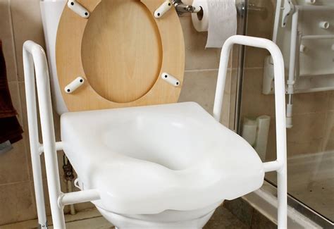 handicap toilet seat  handles  seniors  disabled