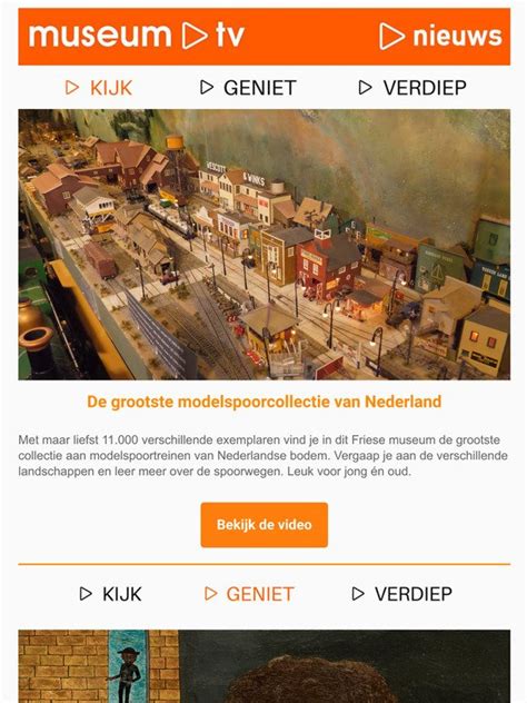 museumtv de grootste collectie modelspoortreinen van nederland en een kijkje  het leven van