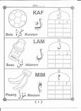 Huruf Hijaiyah Mewarnai Menulis Angka Latihan Tka Pilih Buku sketch template