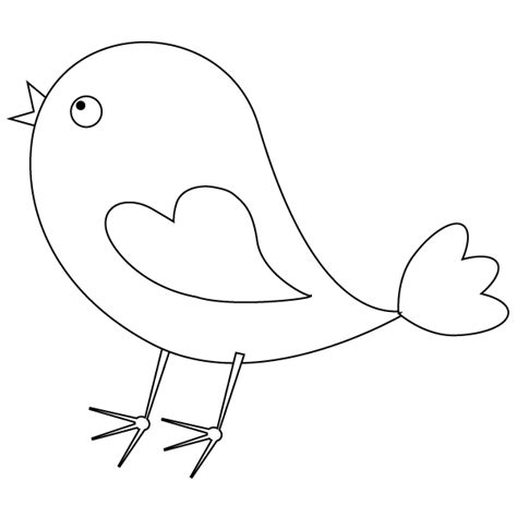 bird coloring page babadoodle