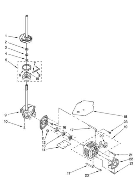 kenmore  washer parts diagram