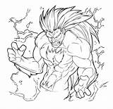 Blanka Deviantart Wallpaper sketch template