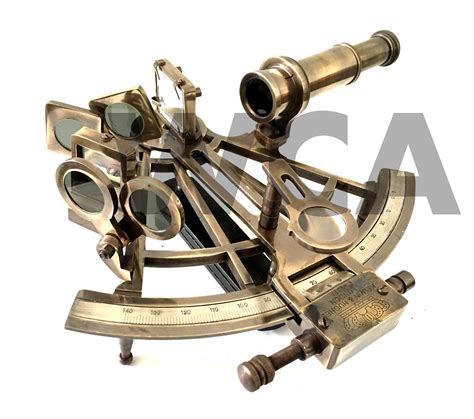 nautical brass sextant handmade antiqued brass maritime ship etsy