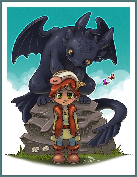 Toothless And Hiccup By Tsaoshin On Deviantart